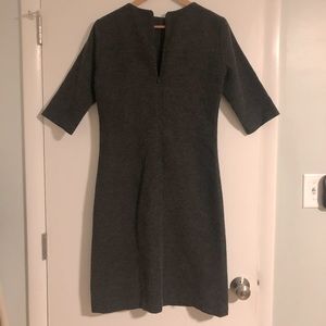 Lynn Lugo custom gray wool dress size Medium
